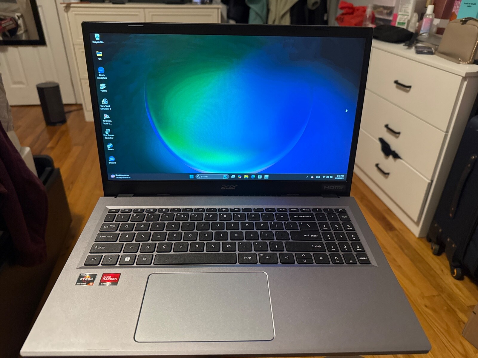 Acer – Extensa 15 215-23 15.6″ Laptop – AMD Ryzen 5 with 8GB Memory – 256 GB …