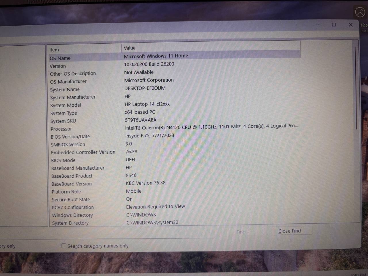 HP Laptop 14-CF2111WM 14″ Celeron N4120 1.1GHz 4GB RAM 64GB SSD PH9