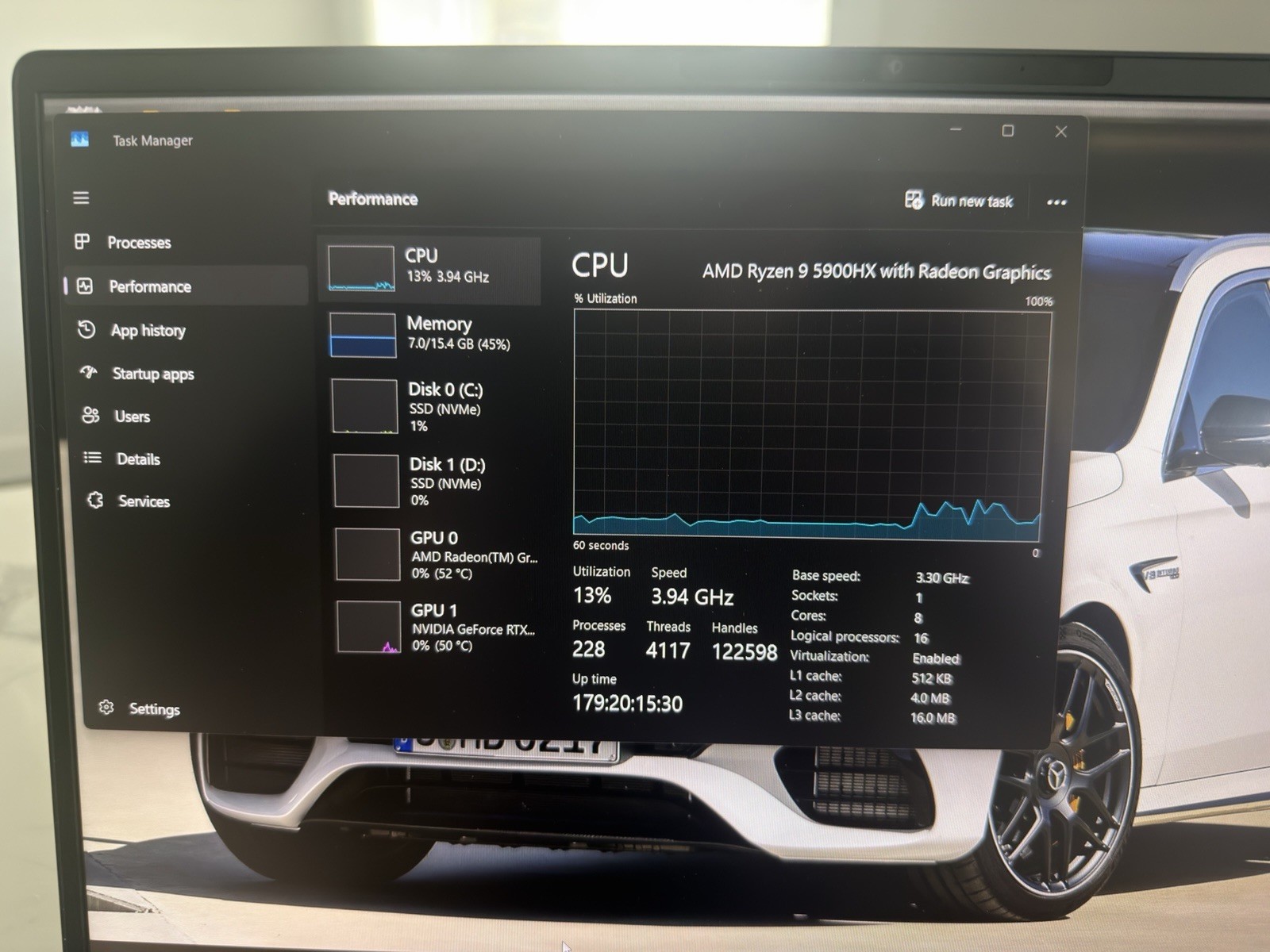 Alienware Gaming Laptop AMD Ryzen 9 5900HX RTX 3070 16GB RAM Windows 11 SSD