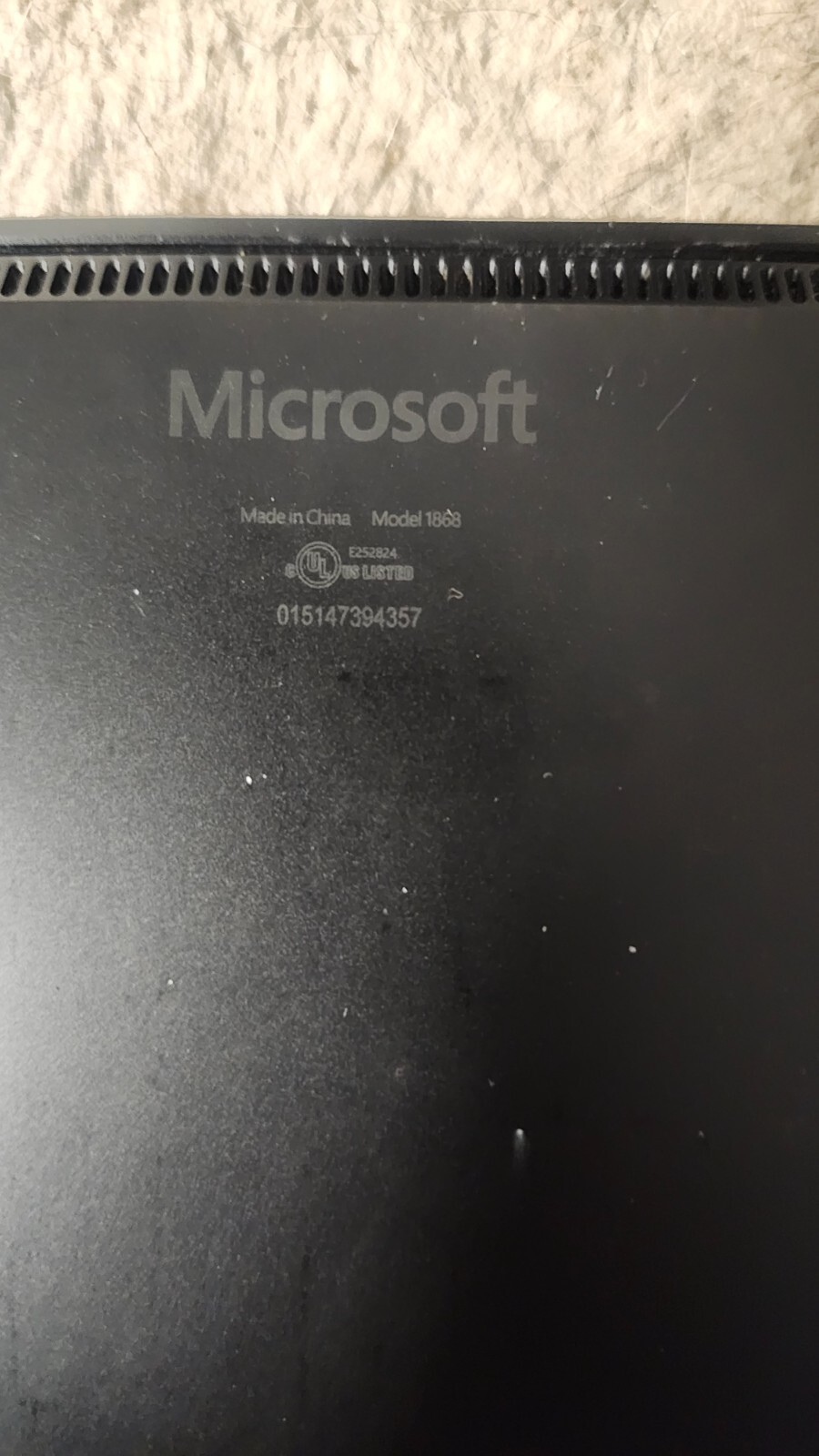 microsoft surface laptop 3 model 1868