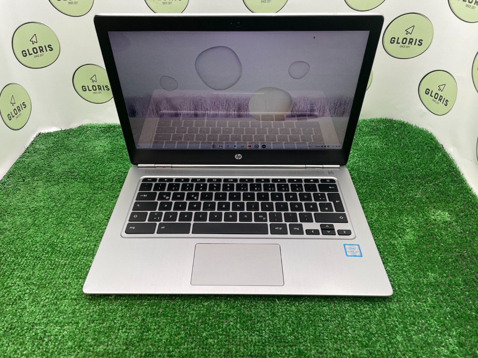 Used HP Chromebook 13 G1 Laptop Intel m7-6Y75 1.20GHz / 16GB RAM / 32GB SSD NT