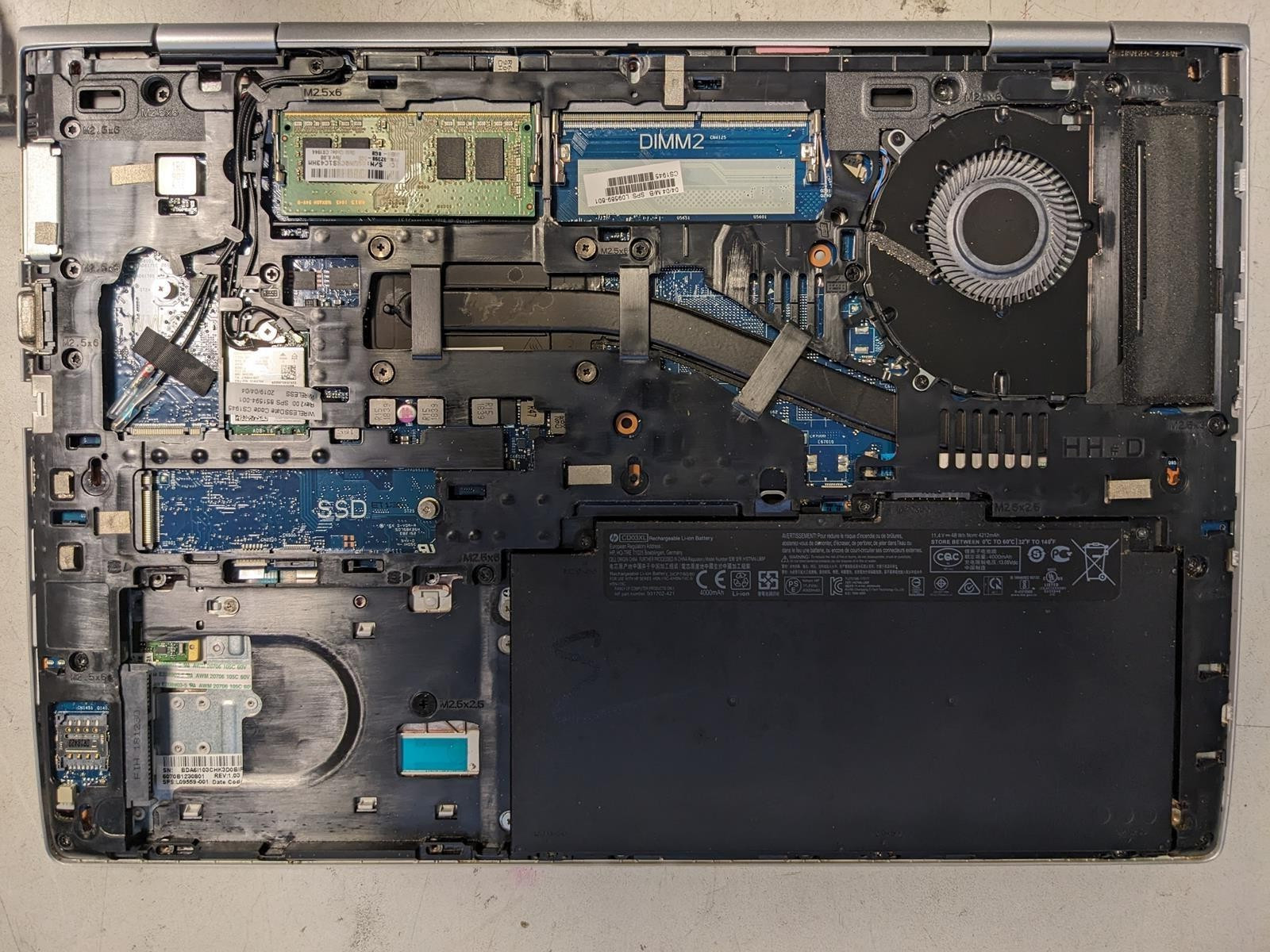 HP PROBOOK 640 G4 i5-8350U @ 1.70GHz, 8GB RAM, NO HDD/OS