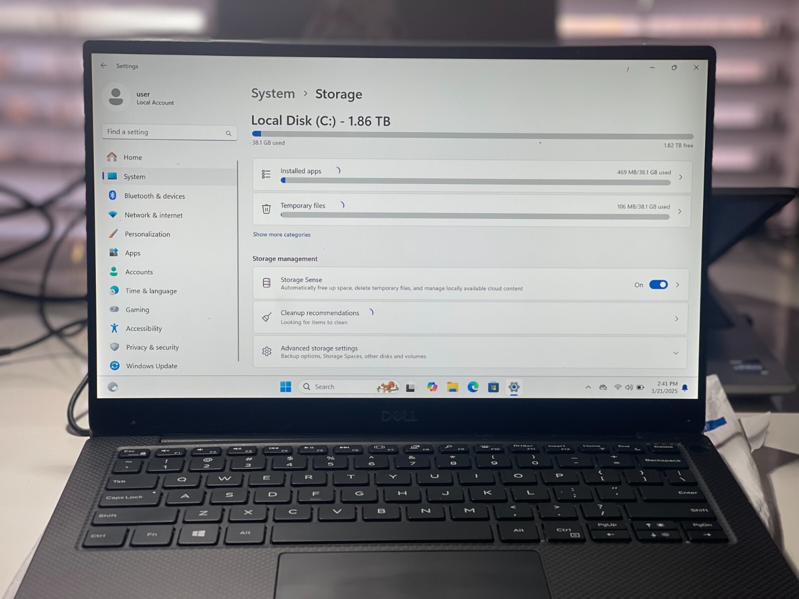 DELL XPS 13 9305, I7-1165G7, 16GB RAM, 2T CRUCIAL BRAND