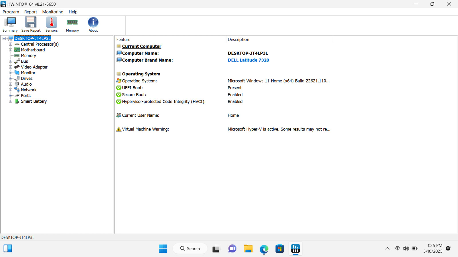 DELL Latitude 7320 Laptop, 13.3″ FHD, i5-1145G7, 16GB, 256GB SSD