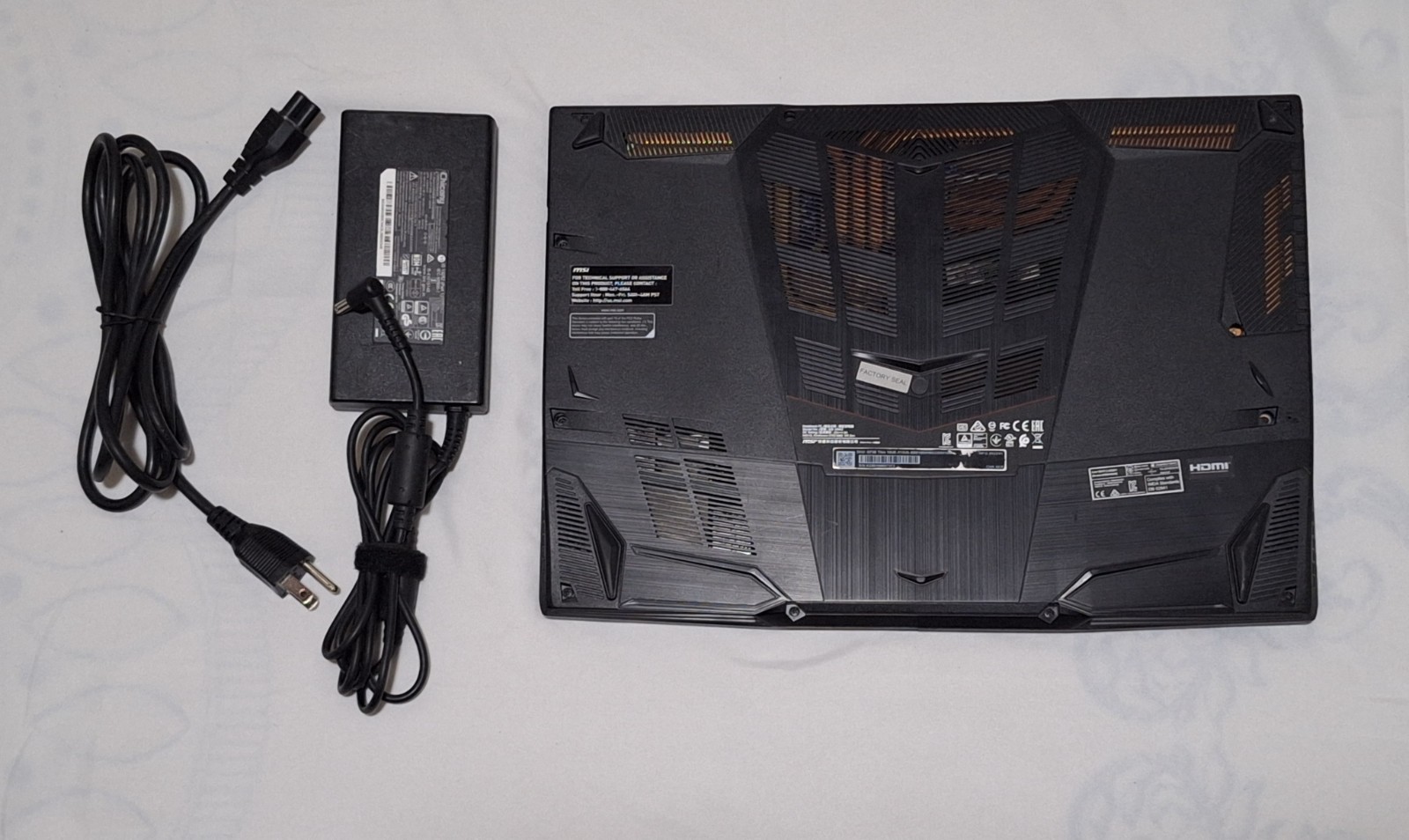 MSI GF65 Thin 15.6″ (512GB SSD, Intel Core i5 10th Gen., 2.60 GHz, 8GB) Laptop –