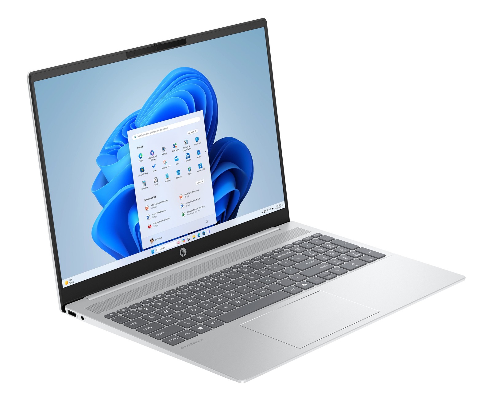 HP OmniBook 5 16-bc1047nr 16″ NB AMD Ryzen 7 16GB 512GB SSD W11H – B7NG1UA#ABA