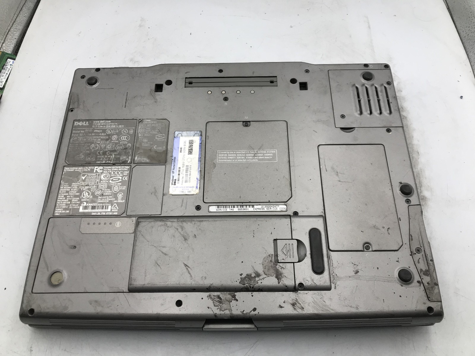 DELL INSPIRON 8500 – FOR PARTS/REPAIR – INTEL PENTIUM 4 – 256MB RAM – READ – BB!
