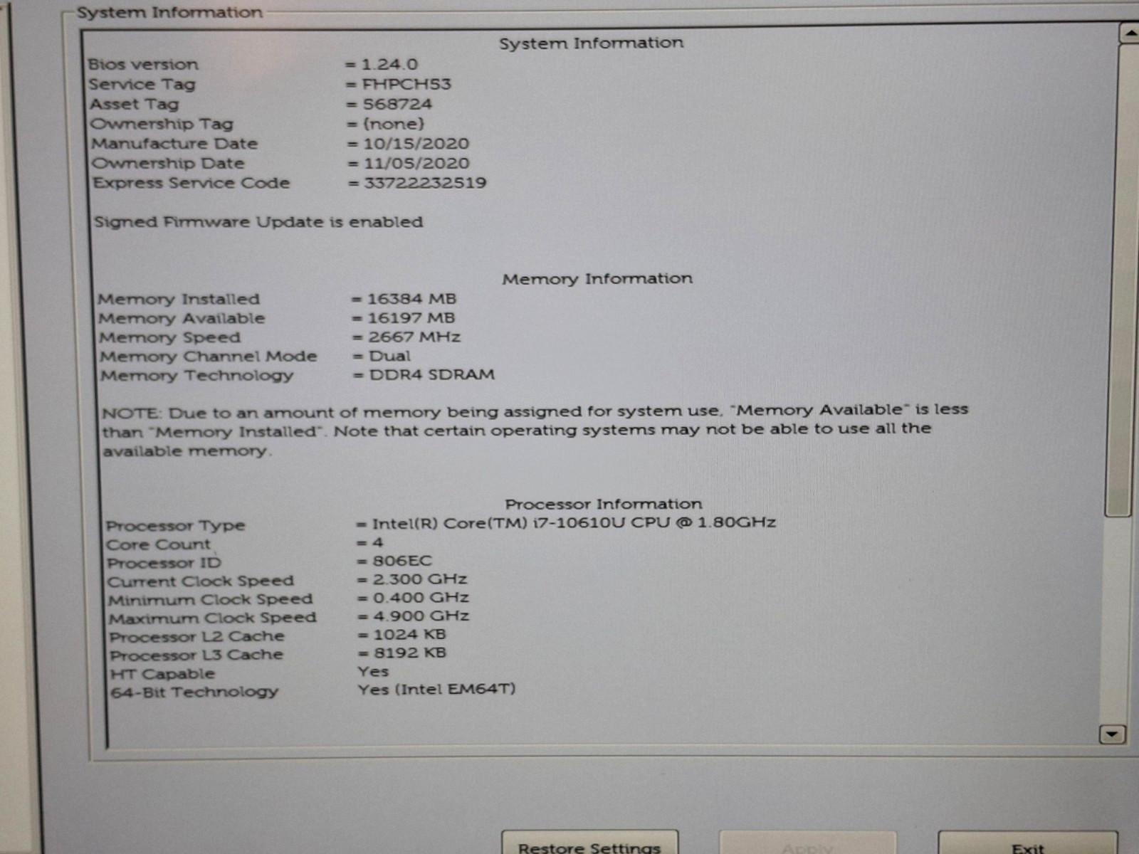 Lot of 3 Dell Latitude 7410 14″ FHD Touchscreen Intel Core i7-10610U 16GB No SSD