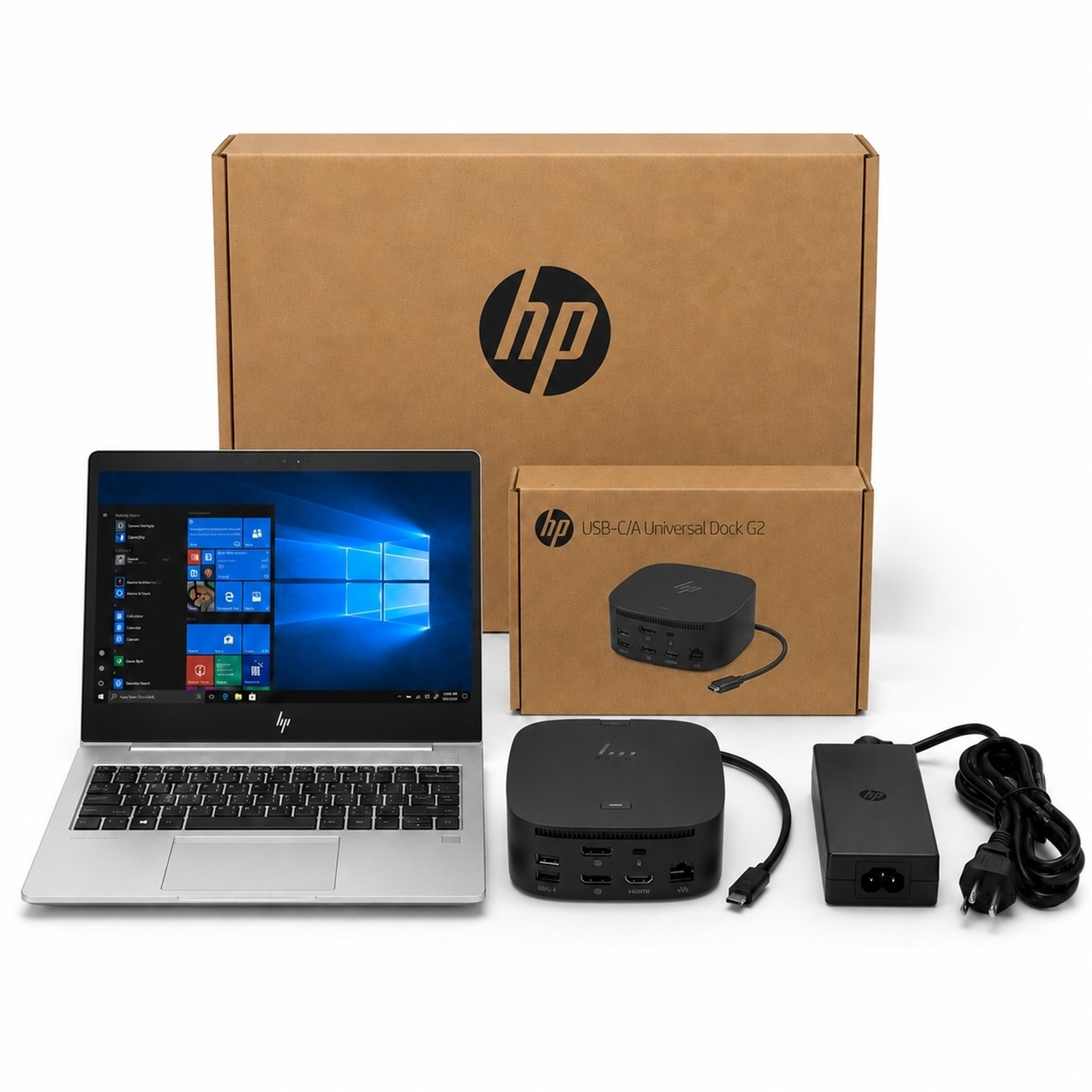 HP EliteBook 745 G6 14 Ryzen 5 PRO 16GB 512GB SSD USB-C Dock Bundle New