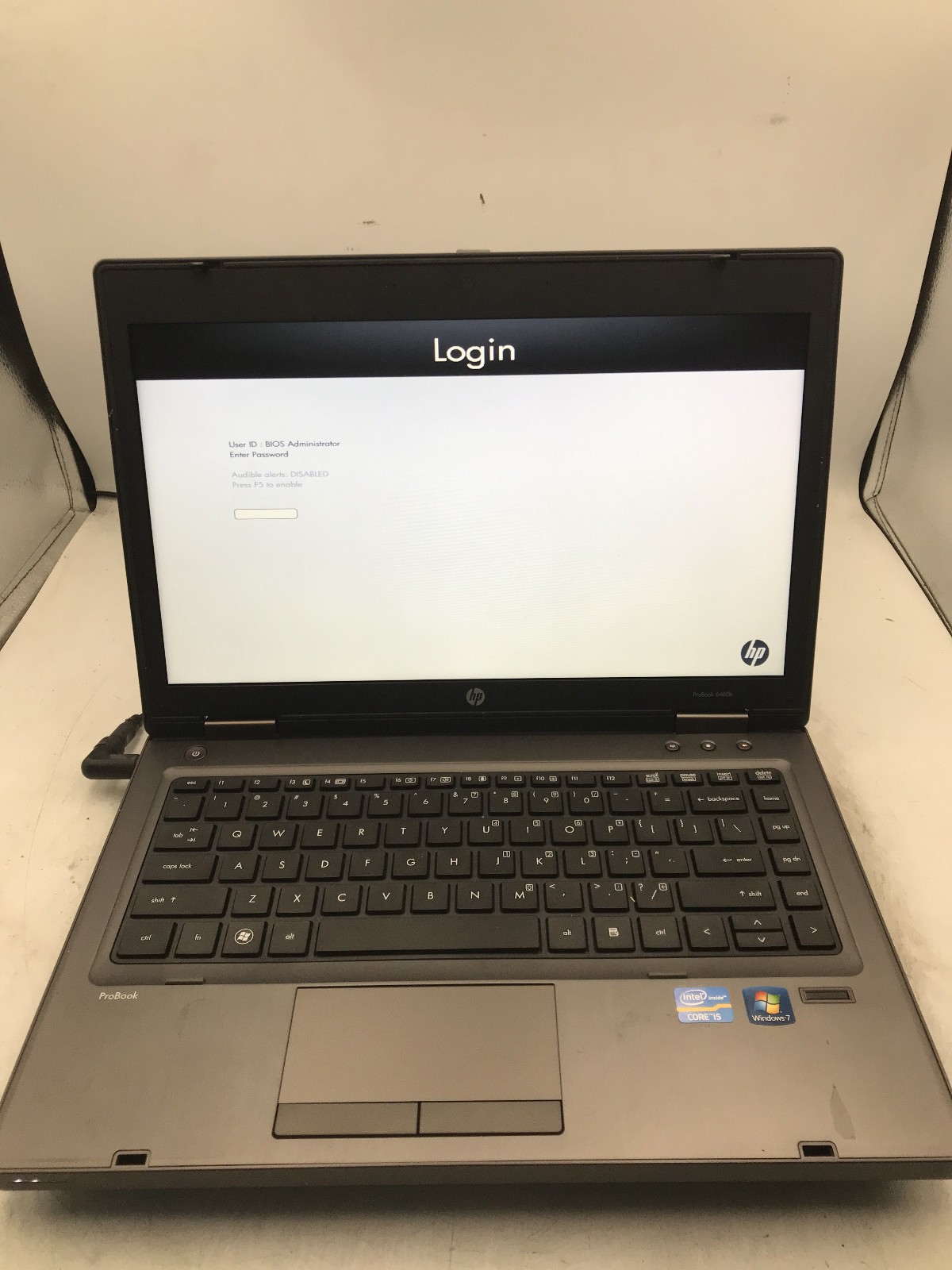 HP PROBOOK 6460B – LOT OF 2 – BIOS LOCKED – INTEL I5 2410M – NO RAM – READ – BB!