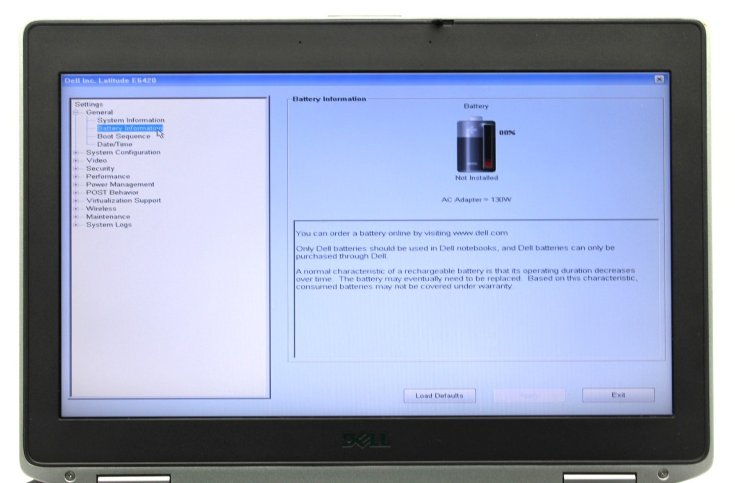 Dell Latitude E6420 i5-2430M@2.40GHz 8GB DDR3 NO STORAGE/OS/BATTERY*USED/TESTED*