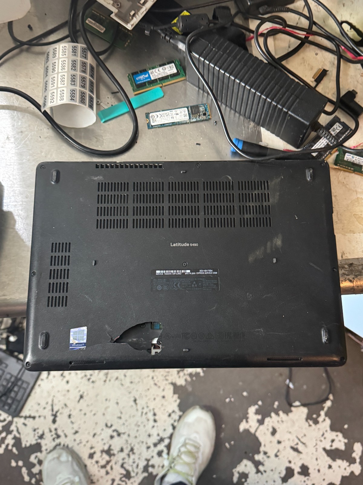 Dell Latitude 5490 Core i5-8350U, 16GB RAM, 256GB SSD, Win11 PRO *READ #5573
