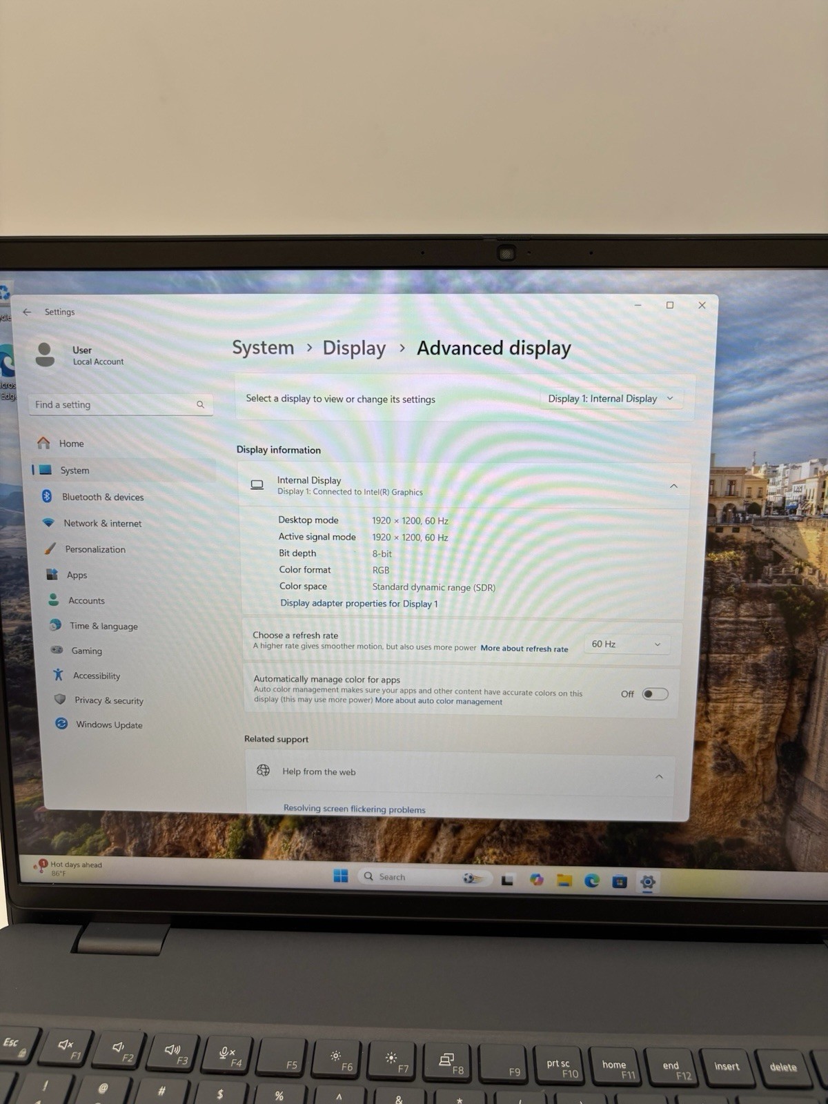 Dell Pro 16 PC16250 16″ 256 GB SSD 8 GB RAM Intel Core 3 100U Windows 11 Pro