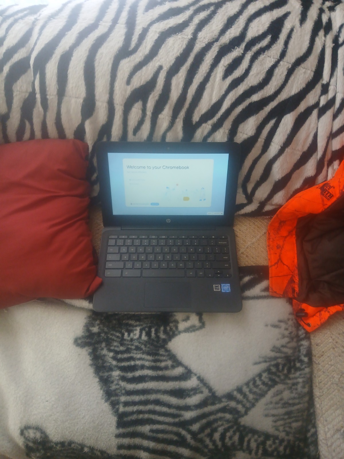 HP Chromebook Intel Processor Chrome OS Black Energy Star Laptop