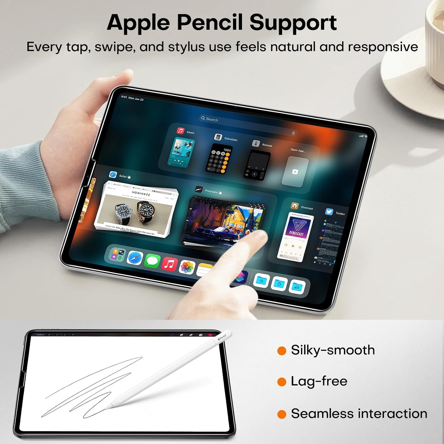 Privacy Screen Protector for iPad Pro 12.9 inch 6th/5th/4th/3rd Generation