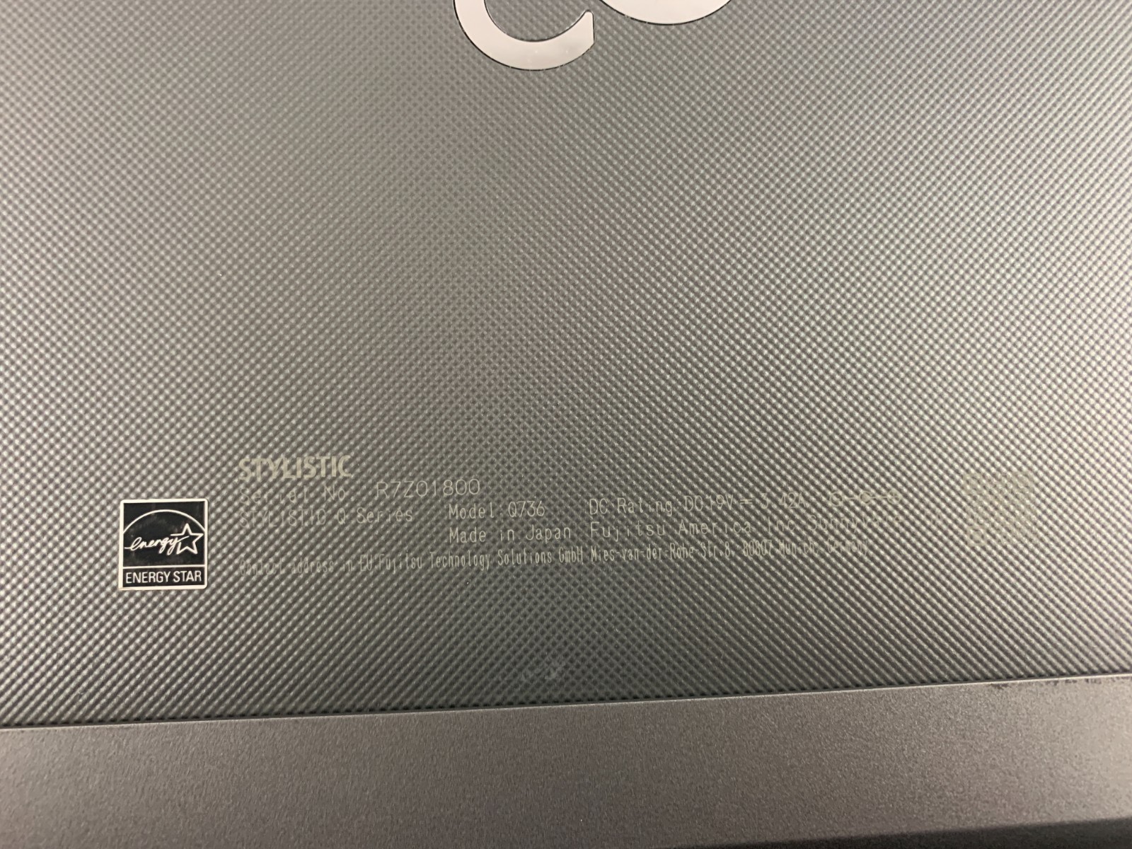Fujitsu Stylistic Q736 Laptop Intel Core i5-6200U 2.3GHz, 4GB RAM 128GB SSD W10P