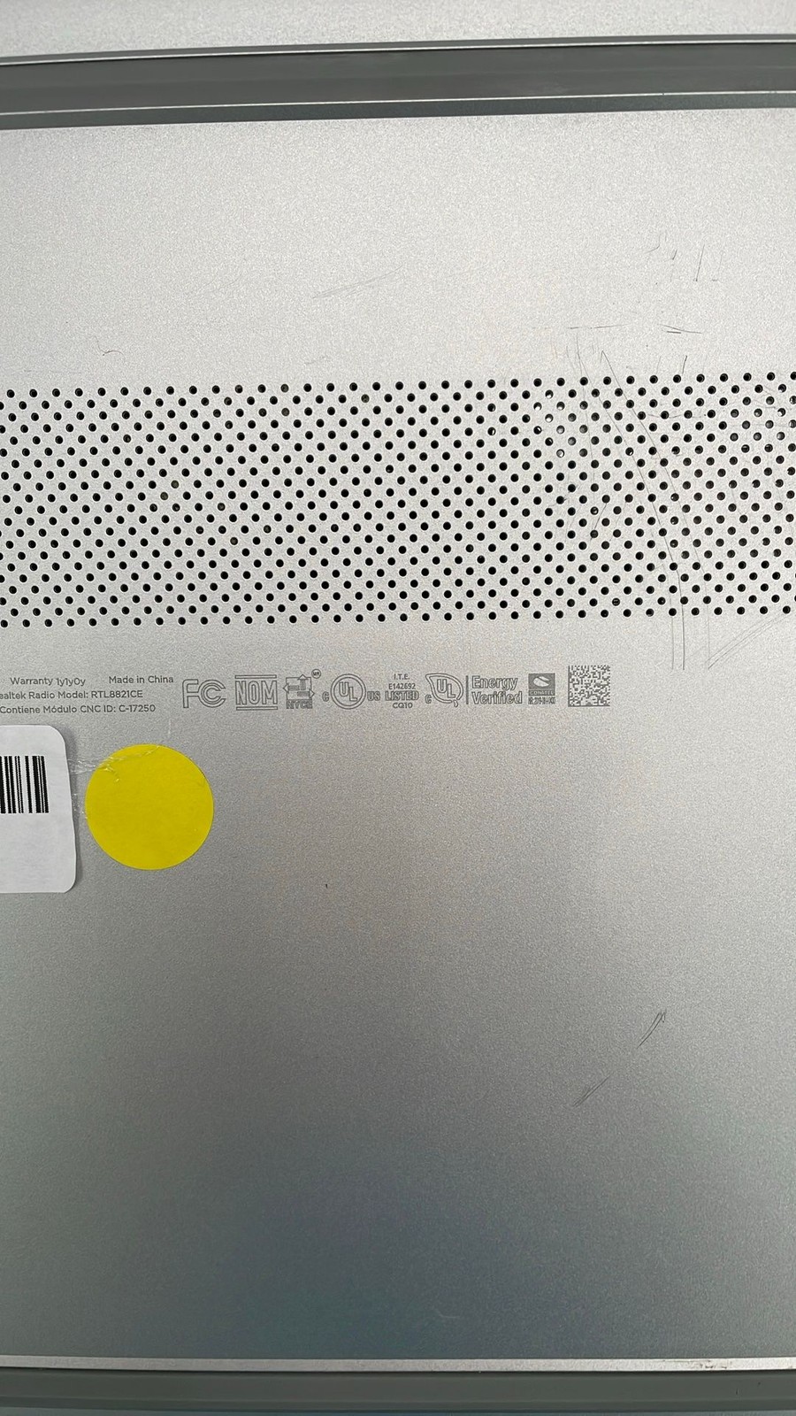 HP 15-dy1731ms Intel Core i3 ProdID 7PA01UA#ABA TPN-Q222 15.6″ Laptop No HDD