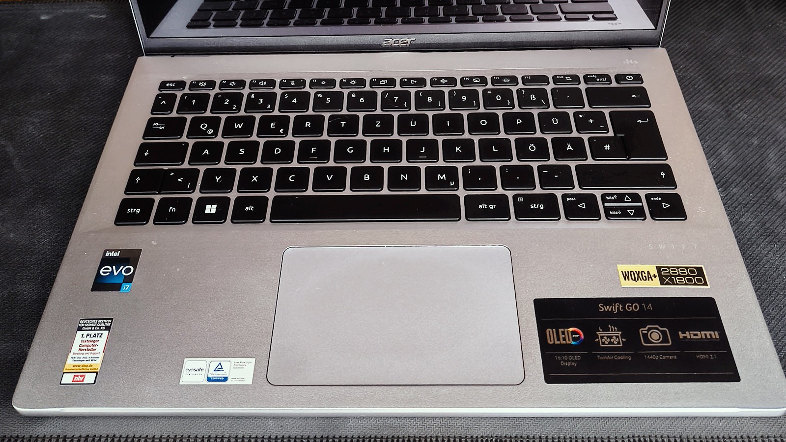 🛡️Acer Swift Go 14″ WQ2.8K OLED i7 13700H 16Gb RAM 512GB SSD🛡️ READ DESC!
