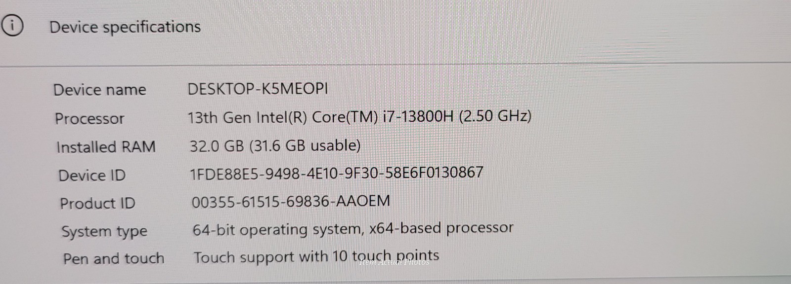 DELL PRECISION 5680 16″ 4K UHD+ OLED Touch Scree i7-13800H 32GB 512GB RTX A1000