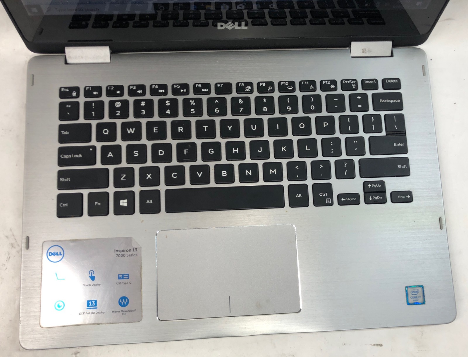 Dell Inspiron 13 7000, Intel Core i7-6500U @2.50GHz, 12 GB RAM 275 GB SSD Win 10