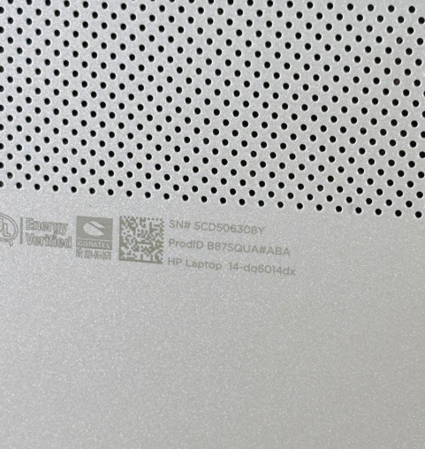 HP 14-dq6014dx Windows 11 Intel N150 .8GHz 8GB RAM 128GB SSD 14″