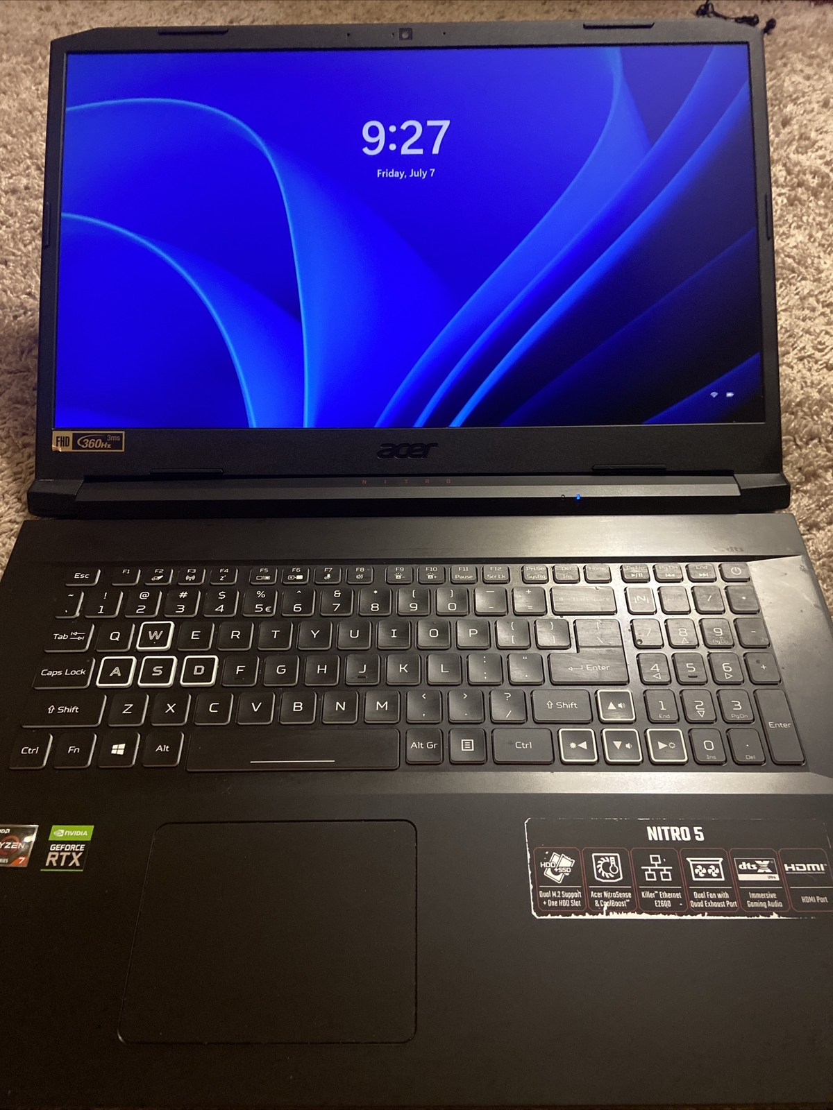 Acer Nitro 5 High End Gaming Laptop