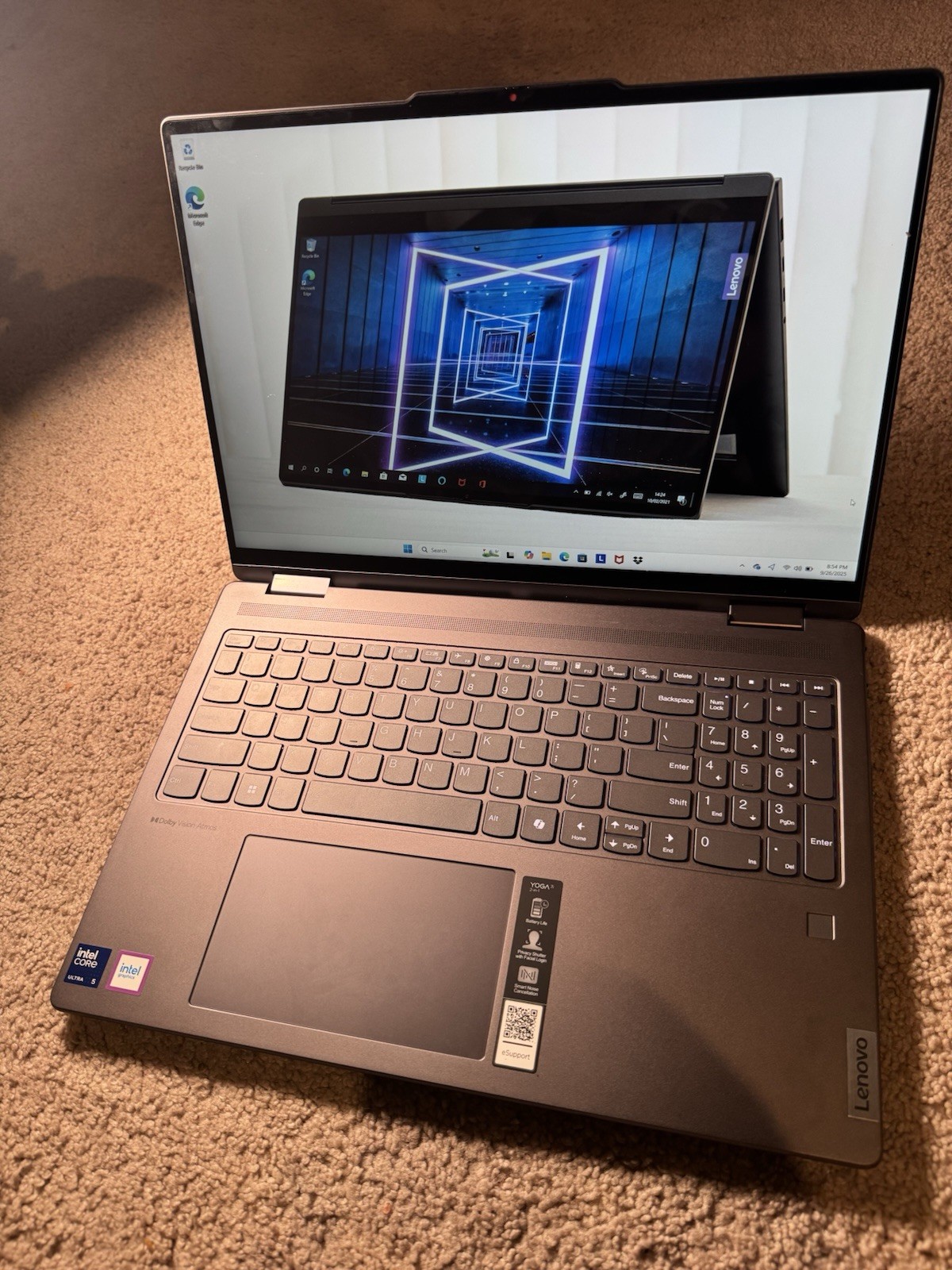 Lenovo Yoga 7i 16-inch 2-in-1 2K FHD Intel Core Ultra 5 125U 1.30ghz 16gb 512gb