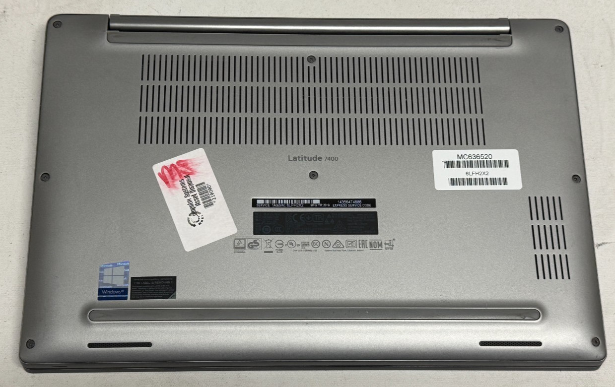 Dell Latitude 7400 14″ (i7-8665u 1.90GHz – 16GB RAM – 512GB SSD – Win11Home)