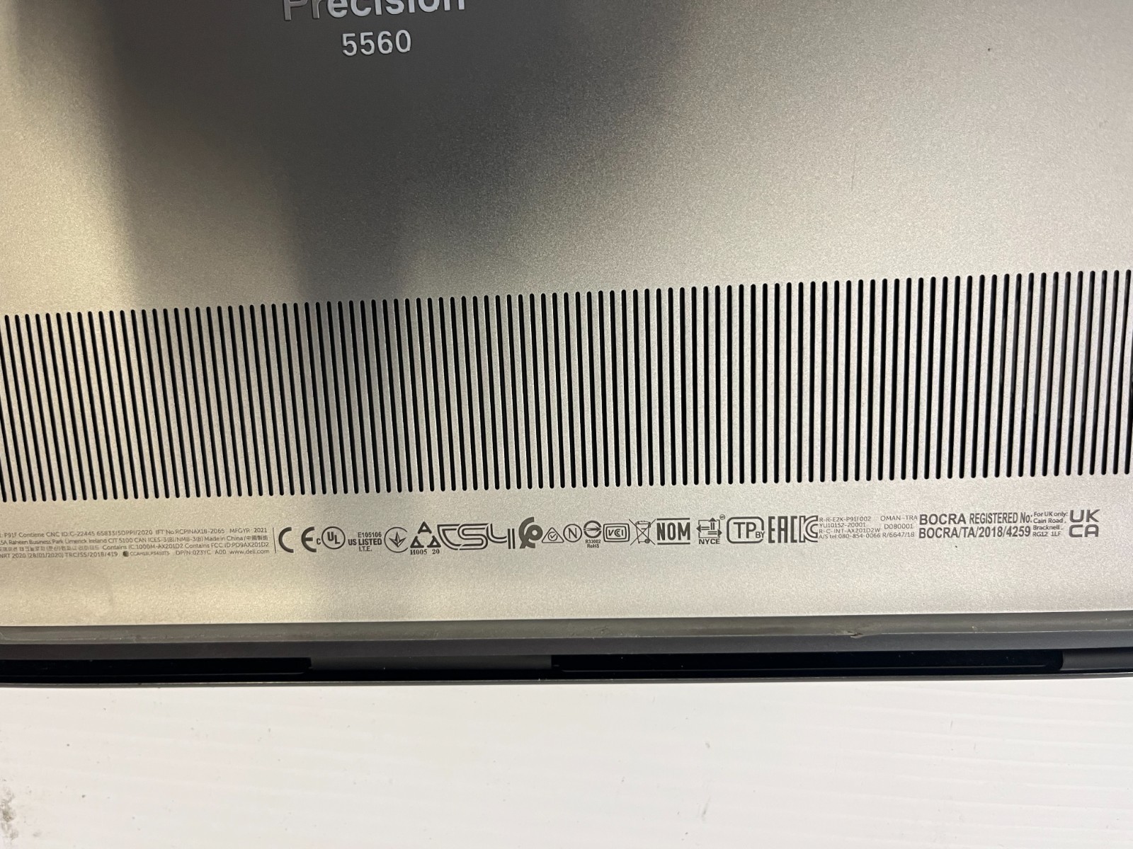 Dell Precision 5560 15.6″ i7-11850H 12GB RAM 500 GB SSD 4K Touchscreen Win 11 +