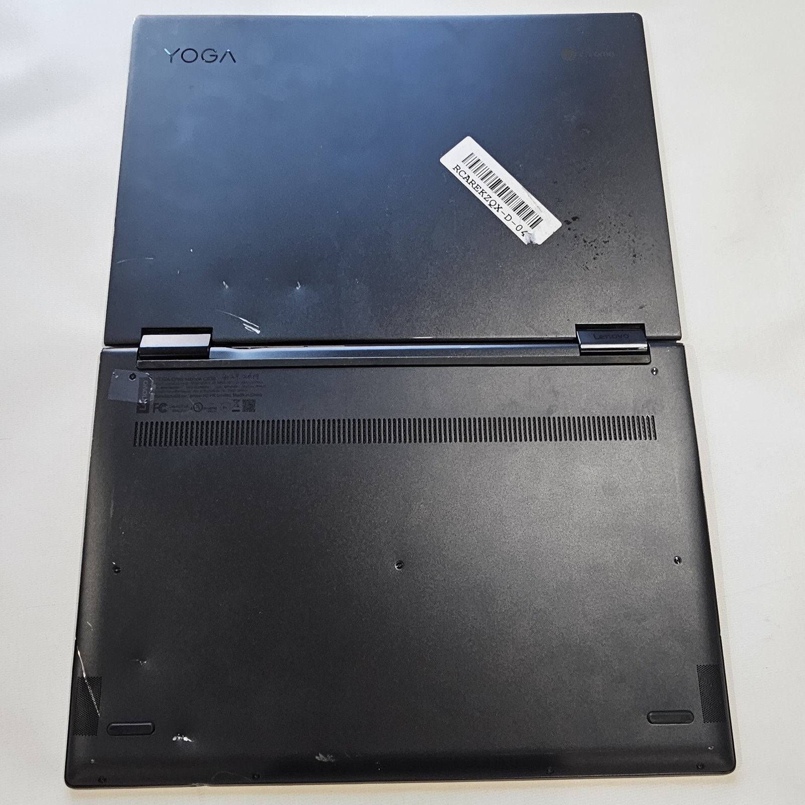 Lenovo Yoga Chromebook C630 Fair Condition No Power FOR PARTS ONLY AS IS