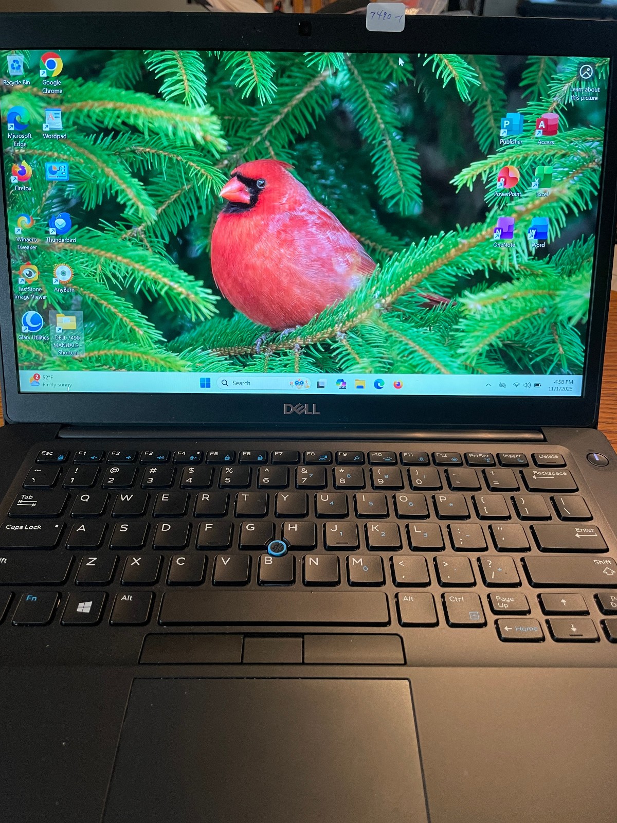 Dell 7490 14″ Laptop i7-8650U– 16GB/512gb+1tb/Win11 Pro 25H2+Office 2021-1 MORE