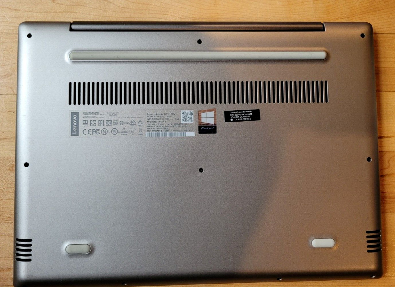 Lenovo Idea pad 320 S- 14 80 X 4 15.6″ 4GB RAM 256GB