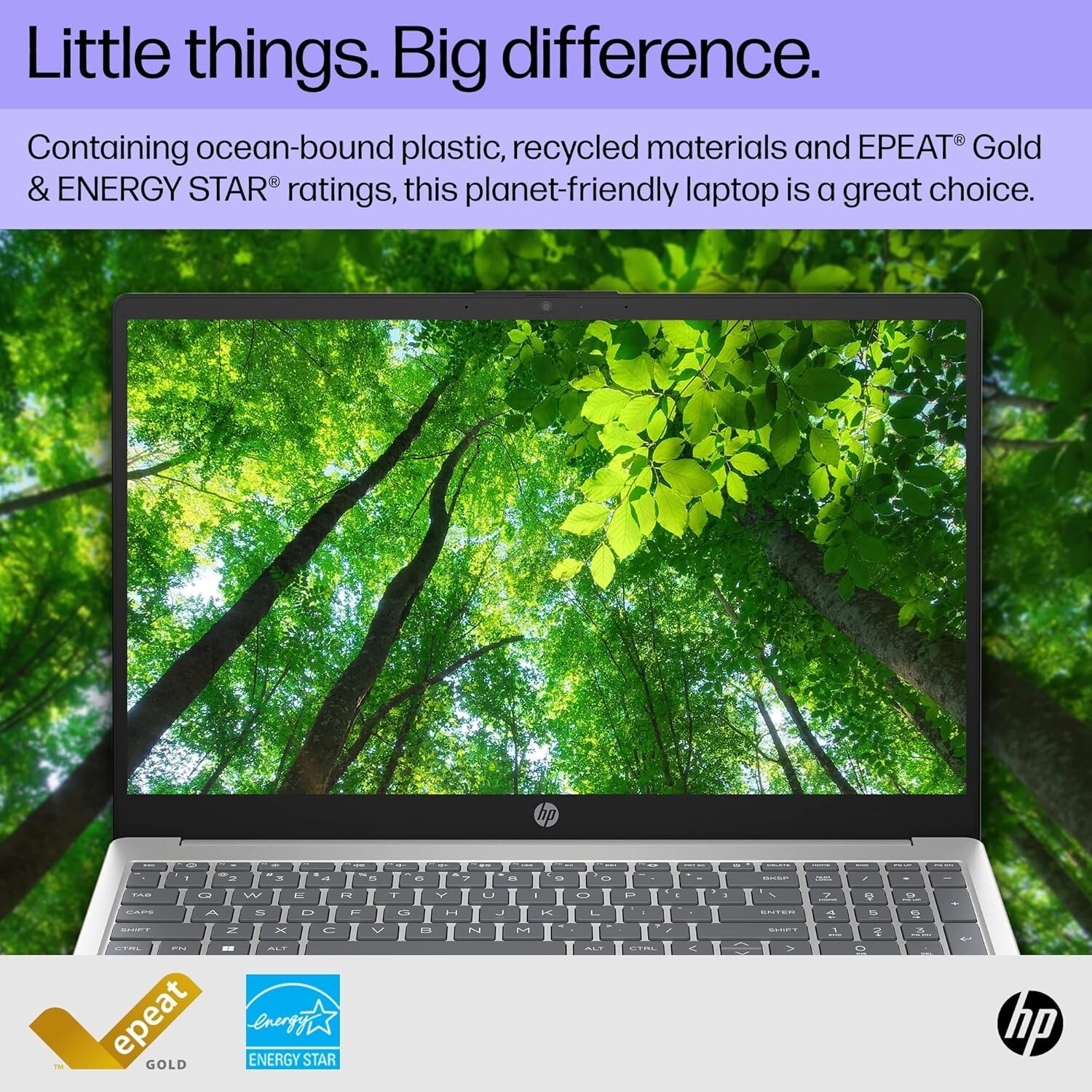 New HP 15-fc0010nr 15.6” FHD Laptop AMD Ryzen 3 7320U 8GB 256GB SSD W11S