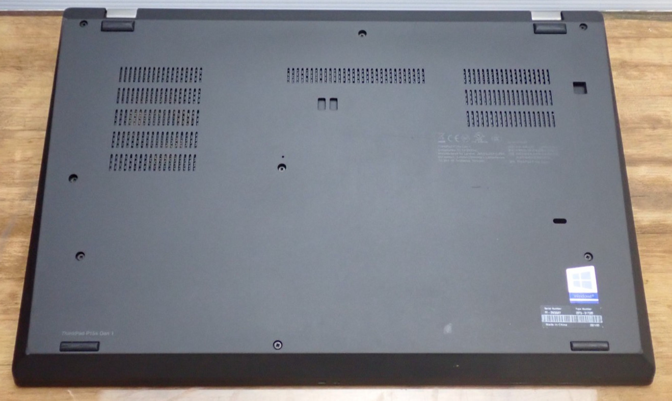 Lenovo ThinkPad P15s Gen 1 15″ i7-10610U 32GB RAM 1 TB NVMe Quad P520 PWR Adapt