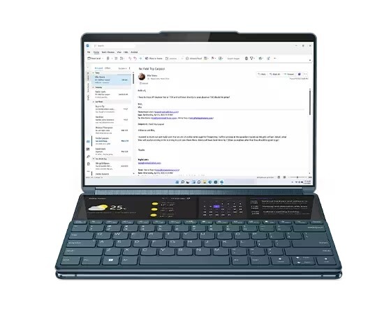 Lenovo – Yoga Book 9i – 13.3″ Dual OLED Touch Screen – Intel Core i7 – 1 TB SSD