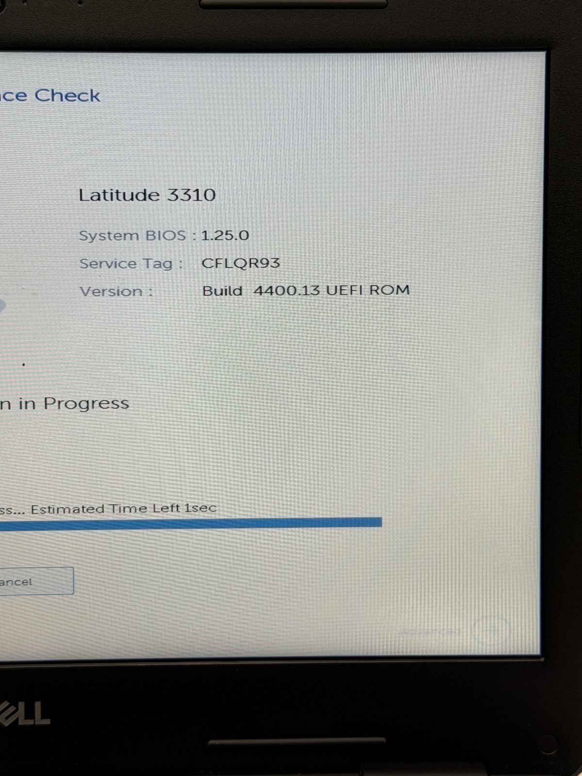 Dell Latitude 3310 13.3in i5-8265U 8GB 128GB NO OS *Read*