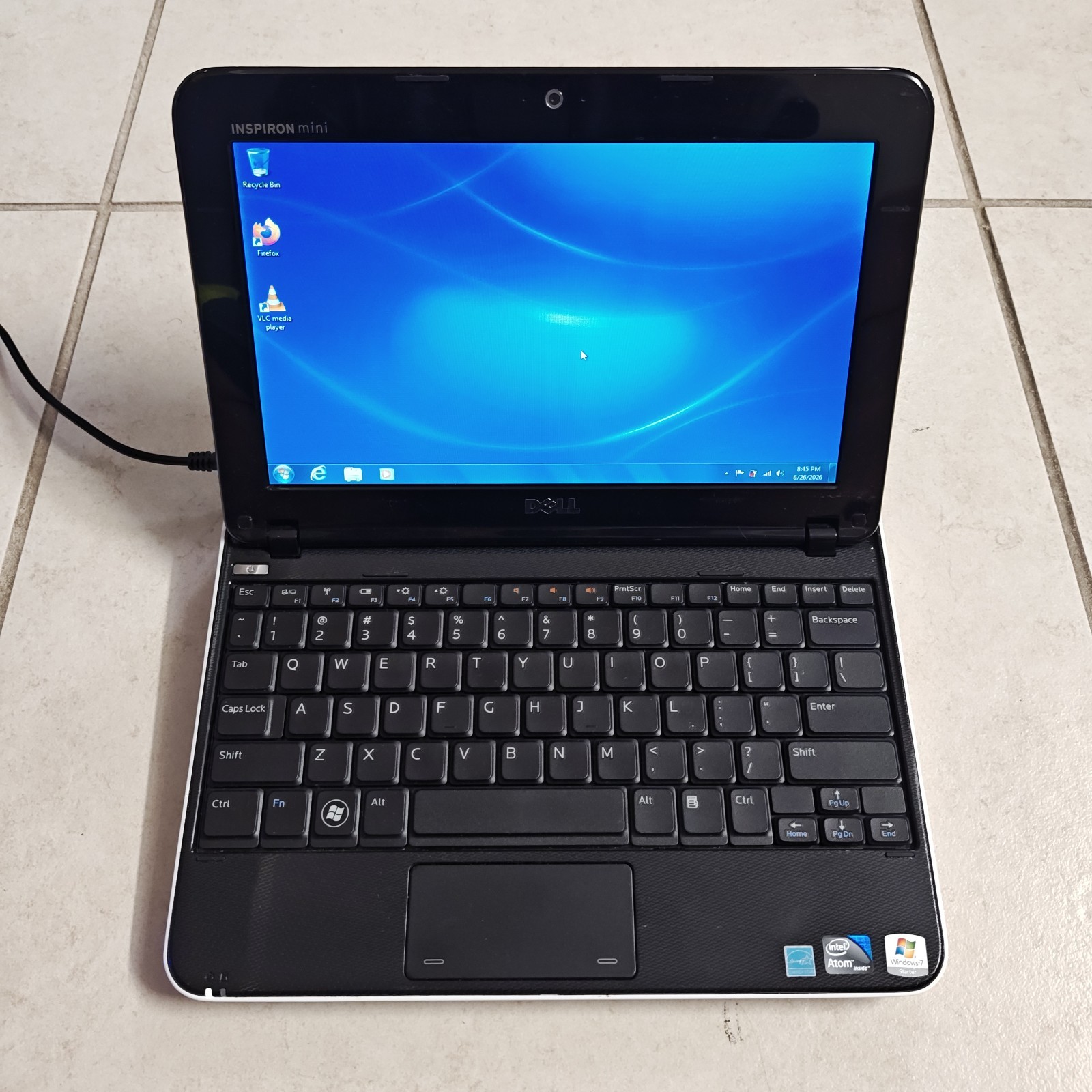 Dell Inspiron Mini 1012 Windows 7 Netbook – 37GB HDD/2GB RAM – READ DESC #3861
