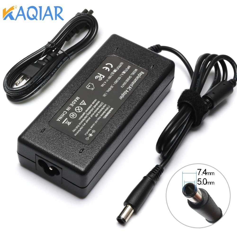KAQIAR 90W AC Adapter Laptop Charger Compatible with HP Elitebook 8440p 8460p 25