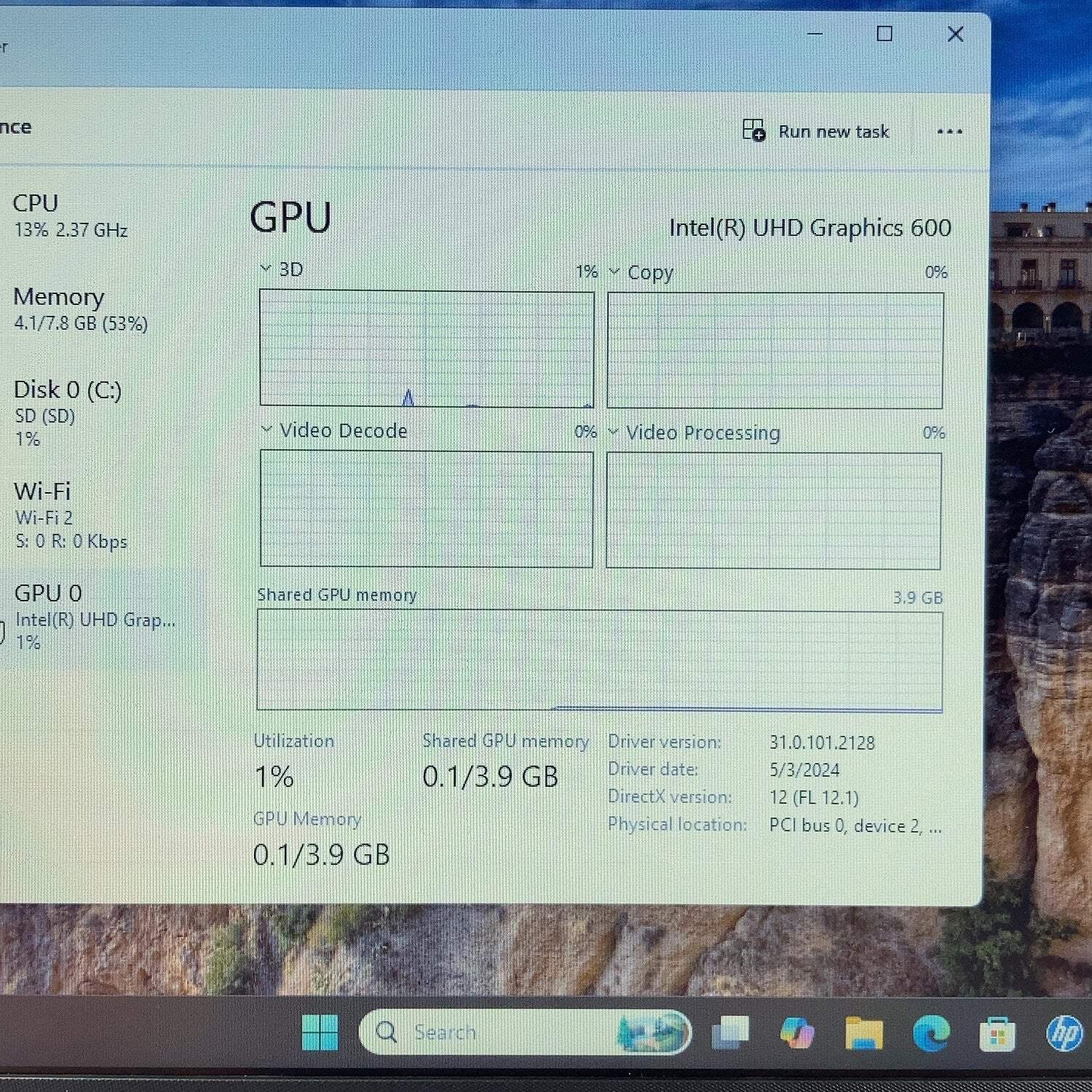 HP Stream 14-CF2111WM 14″ Celeron N4120 1.1GHz 8GB RAM 64GB