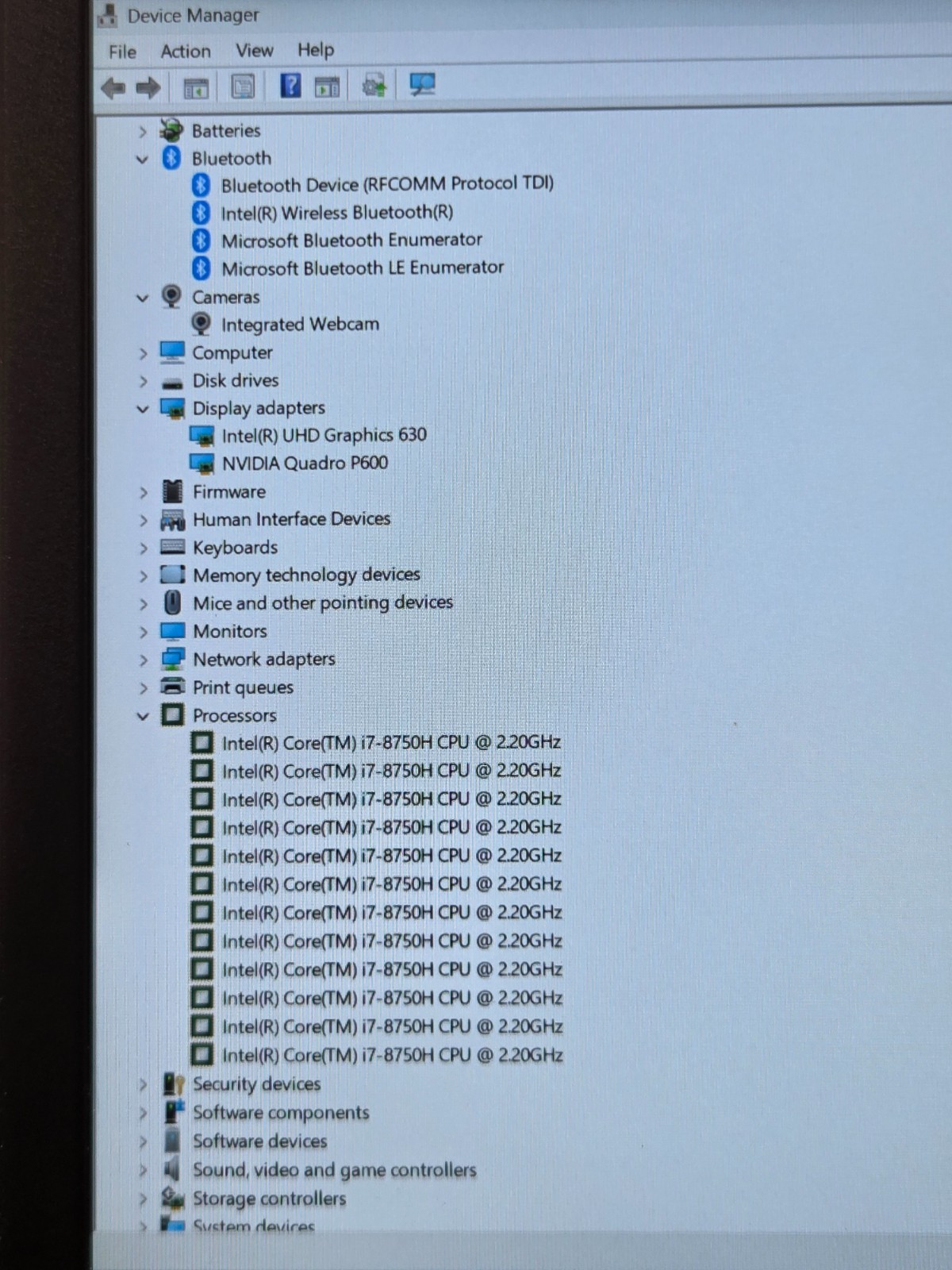 Precision3530Gamer w/charger.i7-8750H(6cores)16GB.256GBNVMe.Hybrid.15.6″FHD.Nice