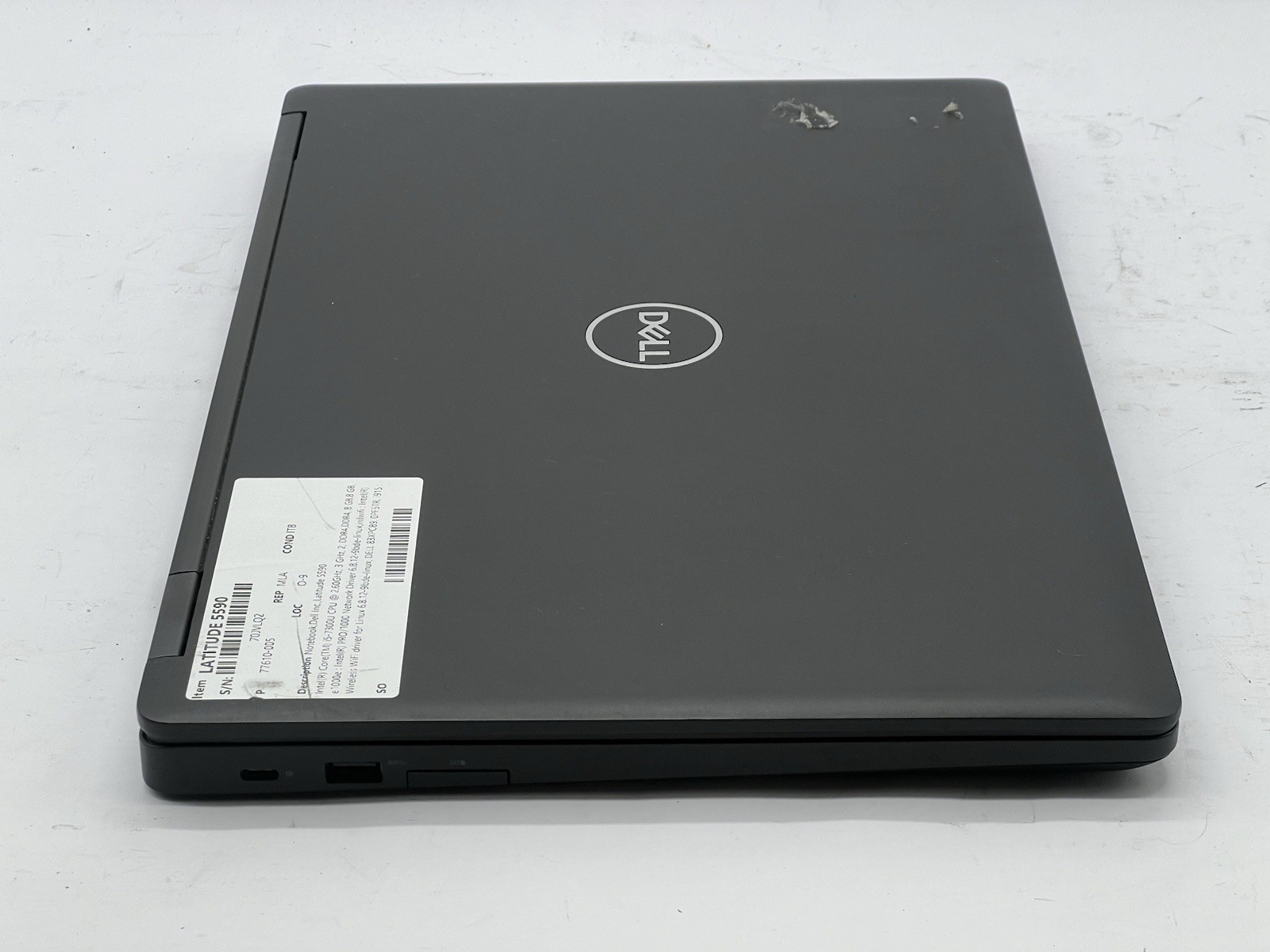 Dell Latitude 5590, i5-7300U CPU, @ 2.60GHz, 16GB RAM-No HDD/OS/Charger