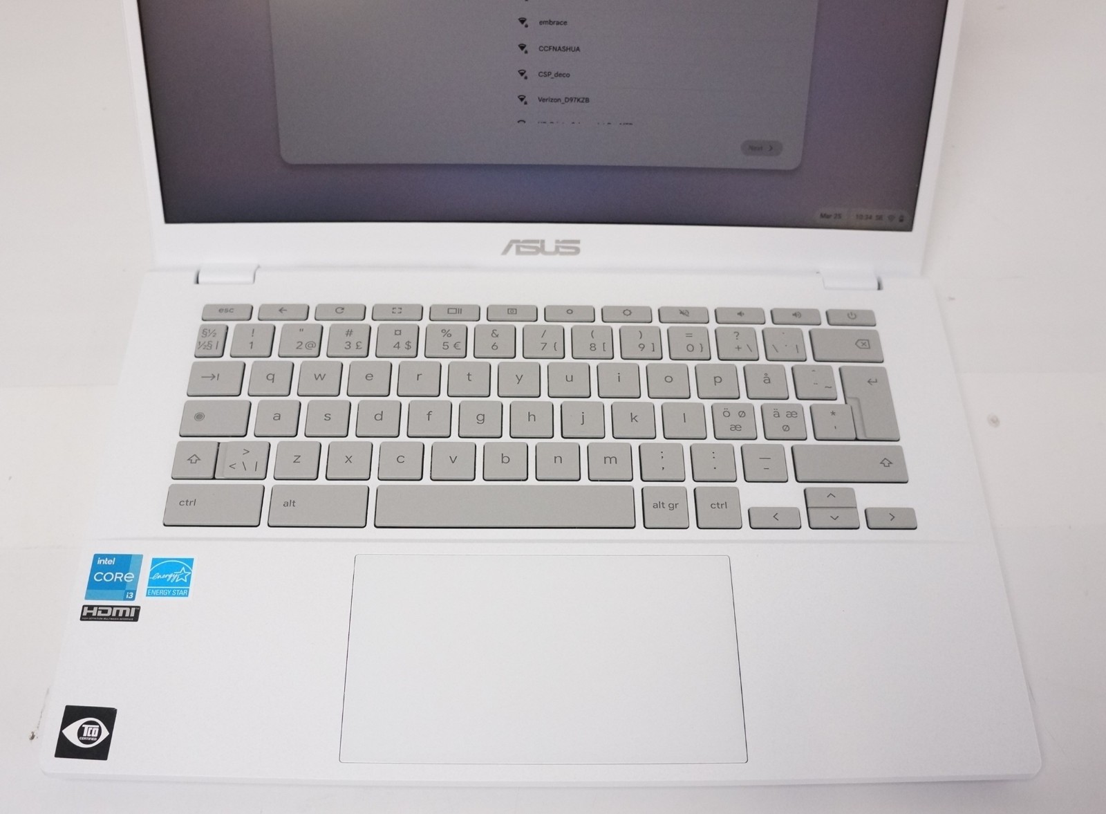 Asus Chromebook Plus 2024 CX3402CB I3 8GB RAM 300GB 14″ Screen