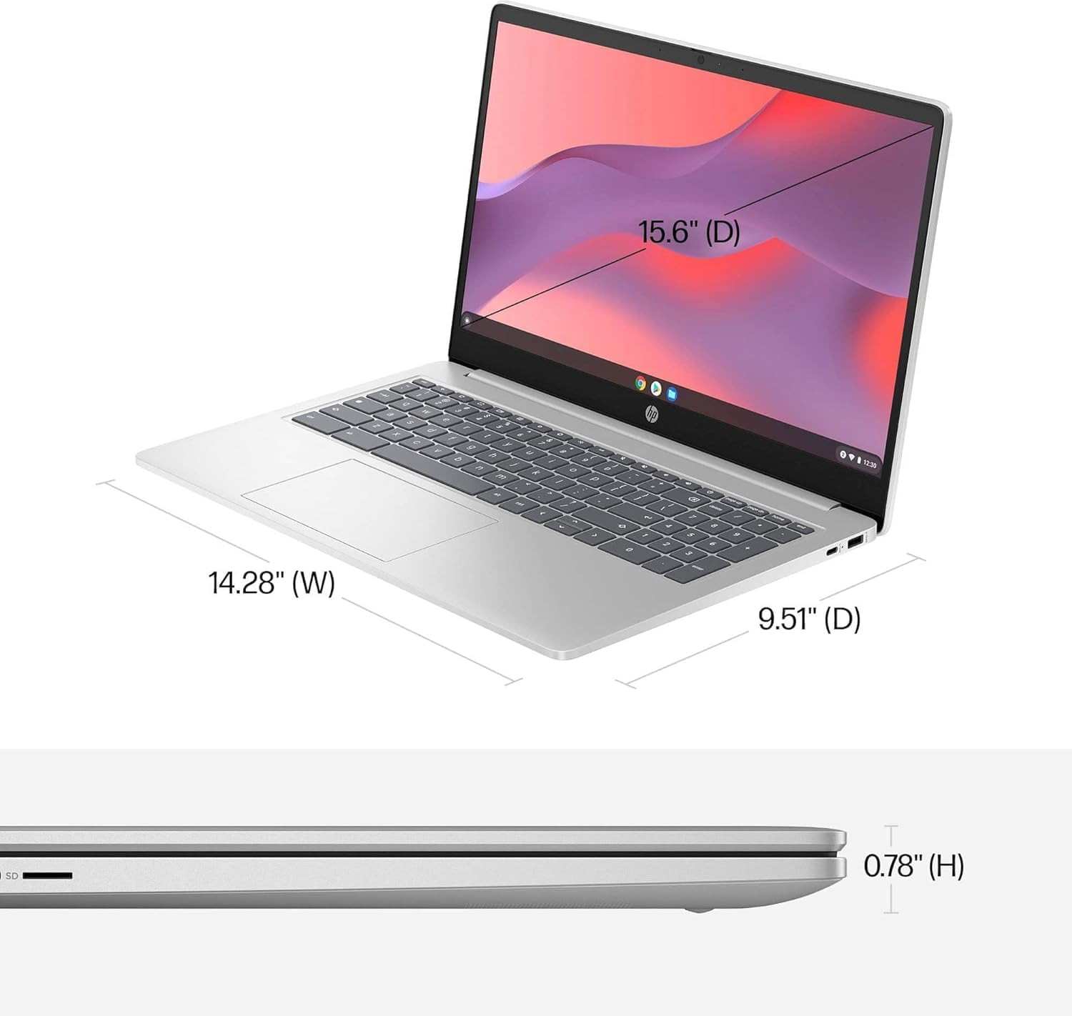 HP Chromebook Laptop 15 ( 15.6″ Anti-Glare, Intel N200 ( I3-1115G4), 8GB DDR5 R