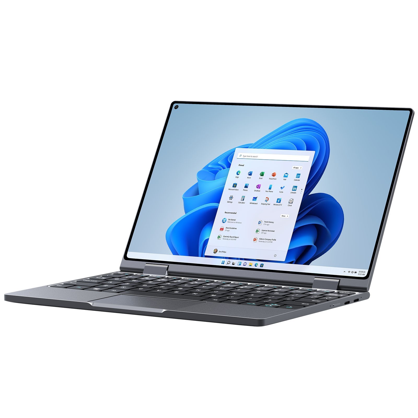 CHUWI 10.51” MiniBook X Windows 11 Laptop LPDDR5 12GB 512GB SSD Intel N5100