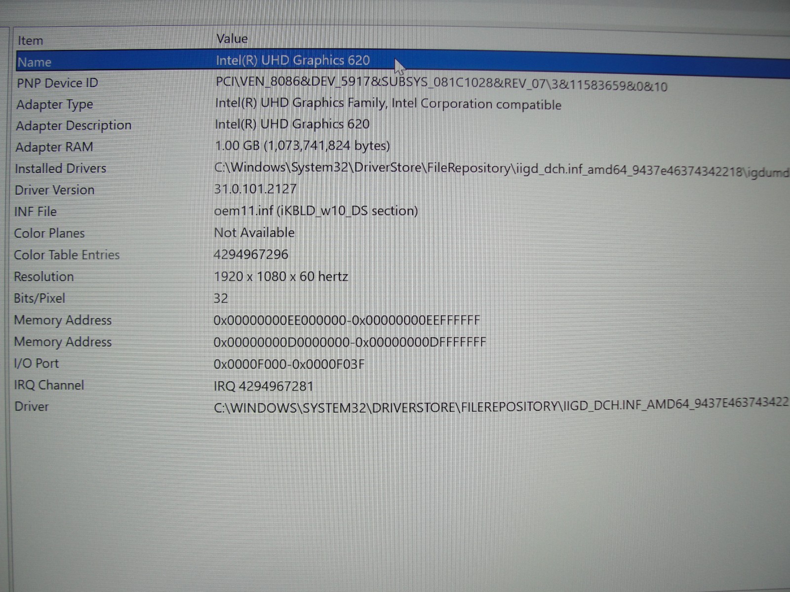 Dell Latitude 7490 14”FHD Intel Core i7-8650U 1.90GHz 8GB RAM 512GB SSD +PA