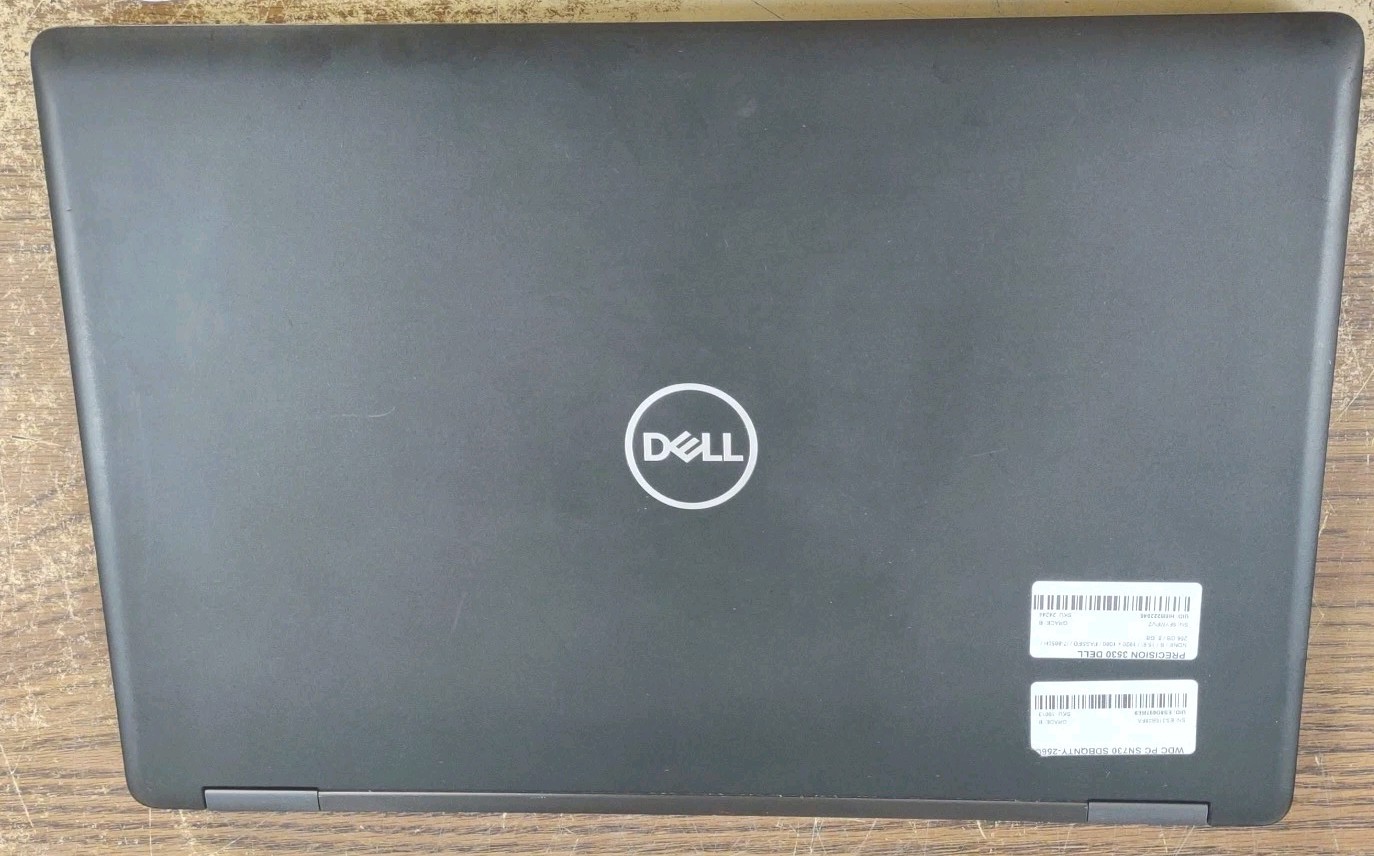 Dell Precision 3530 15.6” W/ i7-8850H 2.60GHz, 8GB RAM, 256GB SSD.