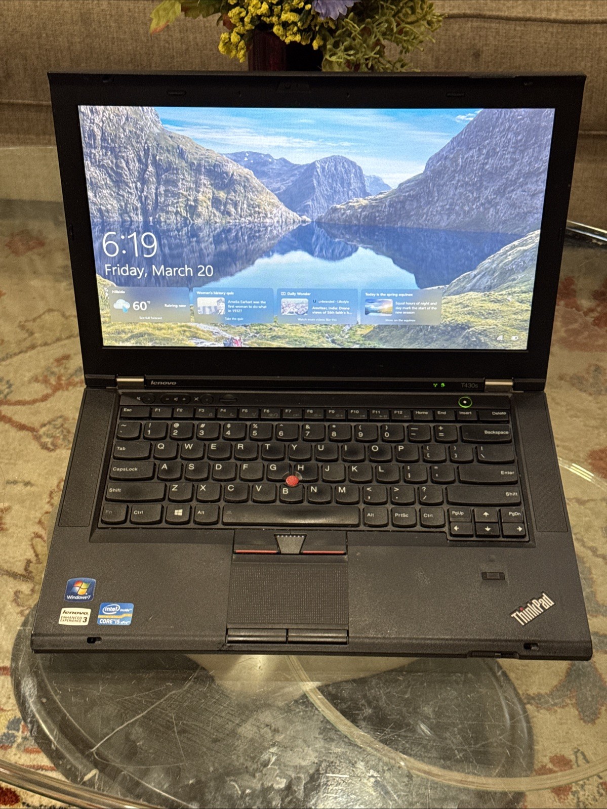Lenovo Thinkpad T430s 14″ Core i5-3320 2.6GHz 8GB RAM 500GB HDD W/MS Office 2016