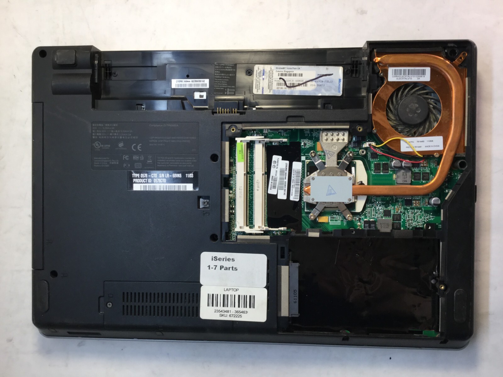 Lenovo ThinkPad Edge 14″ Intel Core i3 380M- Boots to BIOS/DISPLAY DAMAGE -MZ