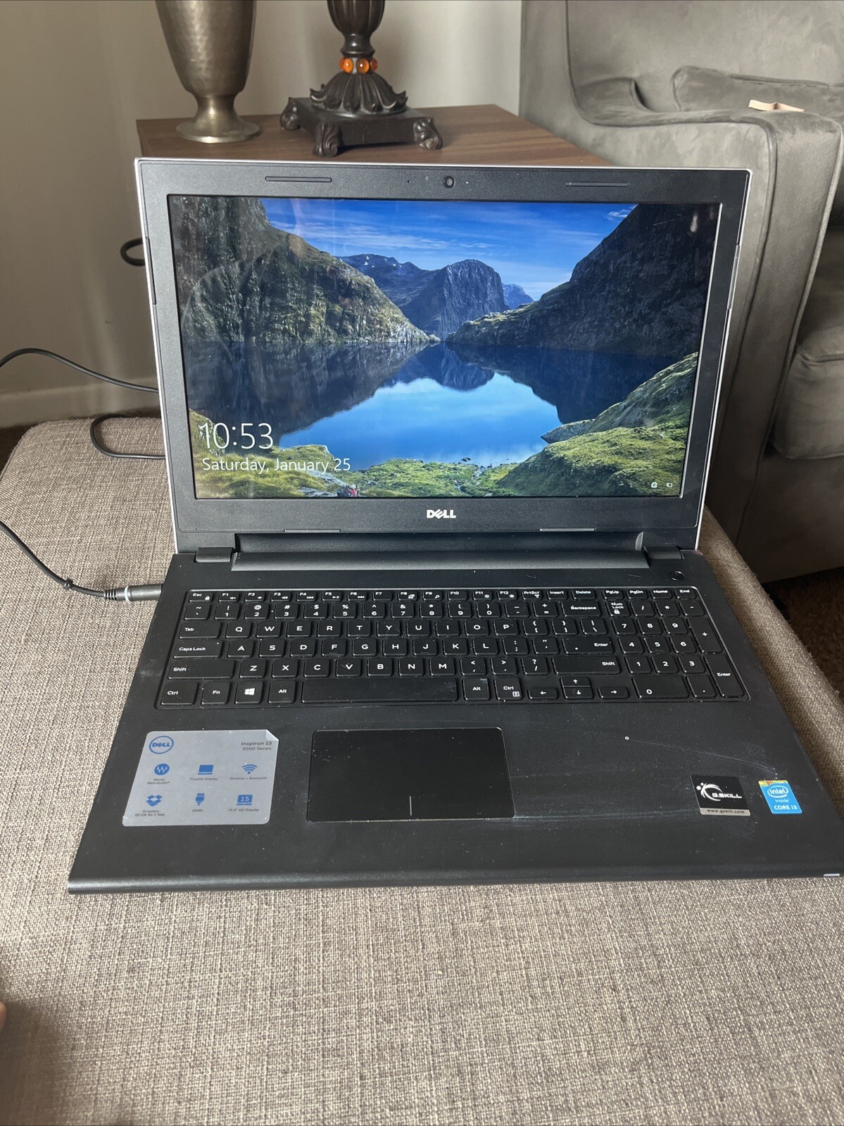 Dell Inspiron 3542 Intel i3-4005U 8GB RAM 500GB HDD 15.6″ Webcam Charger (READ)