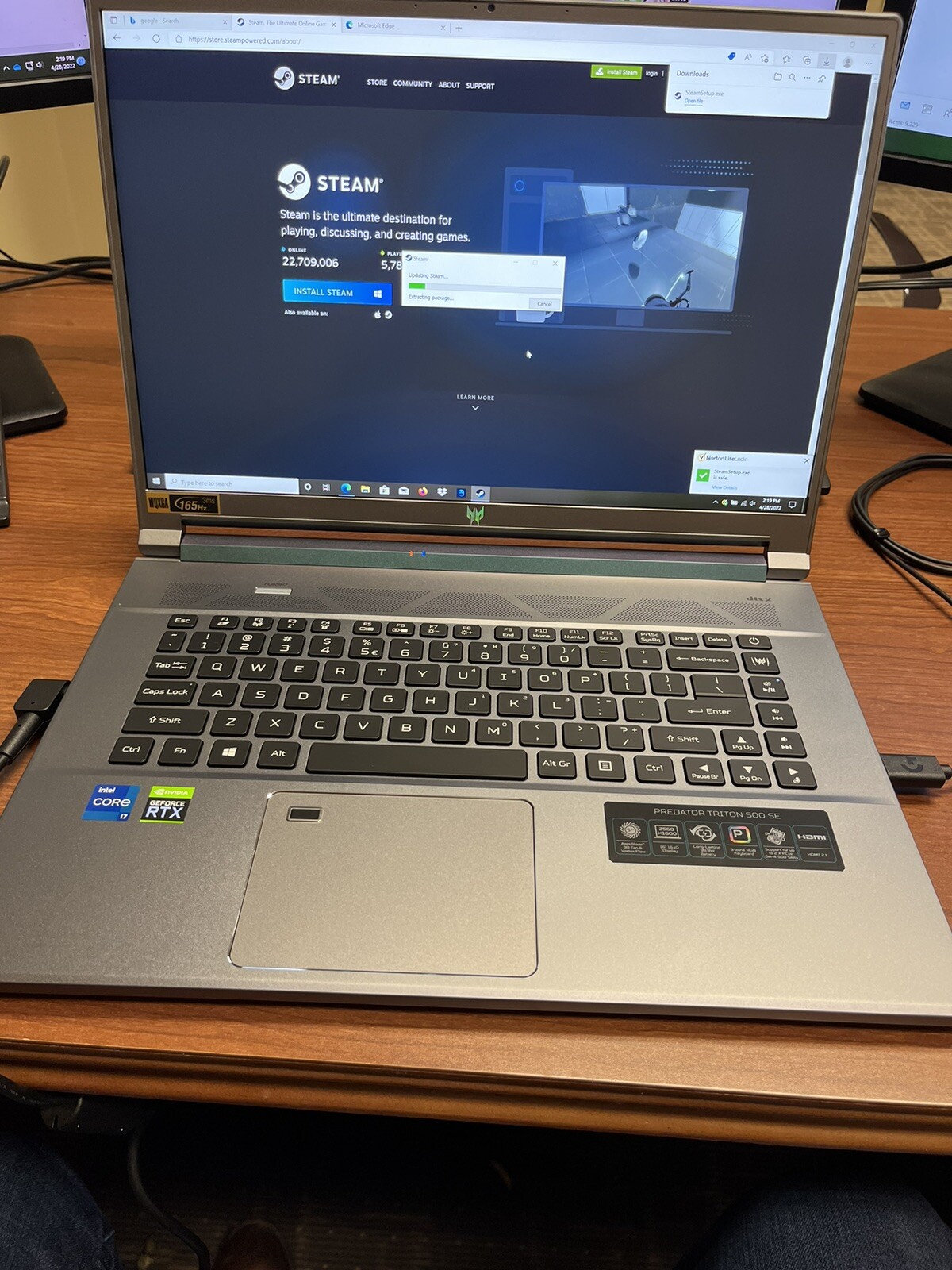 Acer Predator Triton 500 SE PT516-51s 16″ (512GB SSD, Intel Core i7 11th…